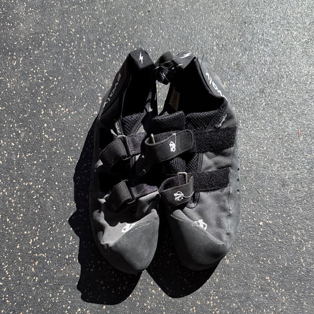 Evolv rock climbing shoes
